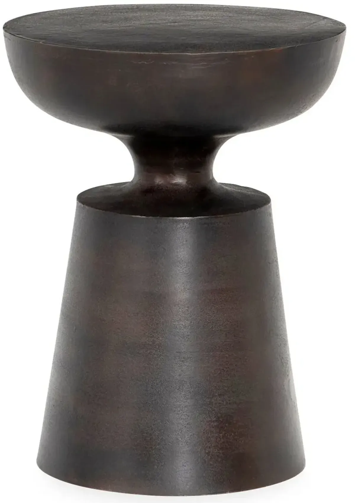 Jaxon End Outdoor Table - Antique Rust