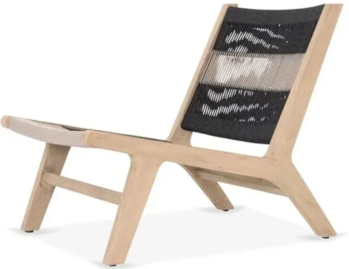 Finnley Outdoor Chair - Washed Brown - Gray