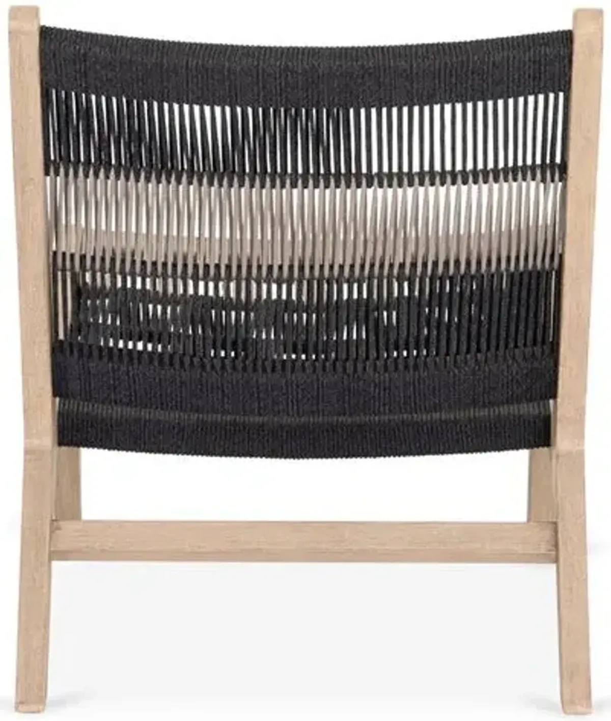 Tyler Outdoor Chair - Washed Brown - Gray