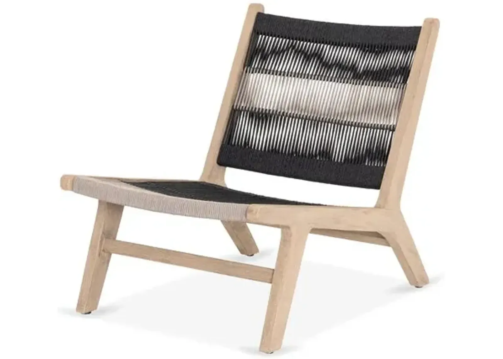 Tyler Outdoor Chair - Washed Brown - Gray