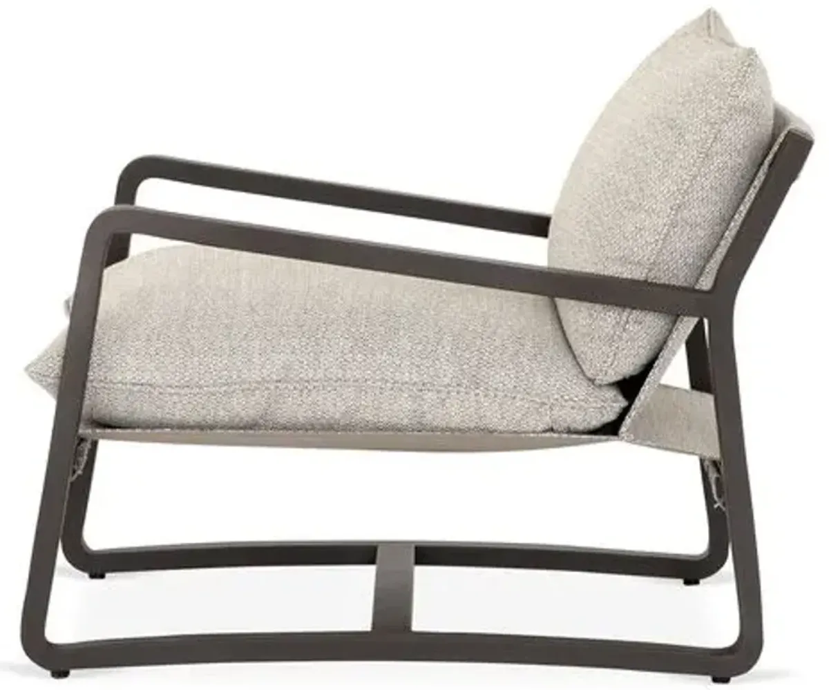 Weston Outdoor Chair - Bronze - Gray