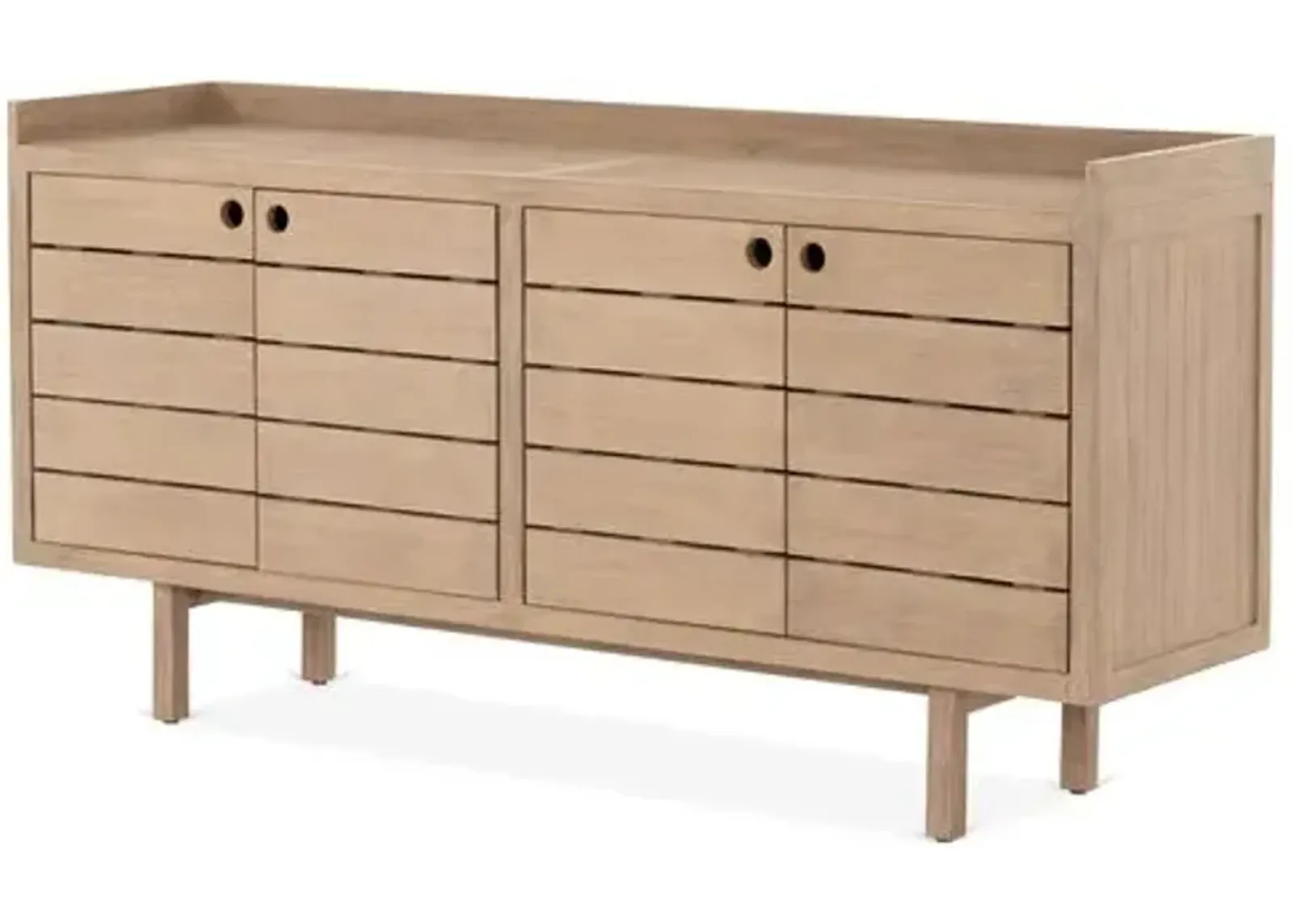 Nina Outdoor Sideboard - Washed Brown