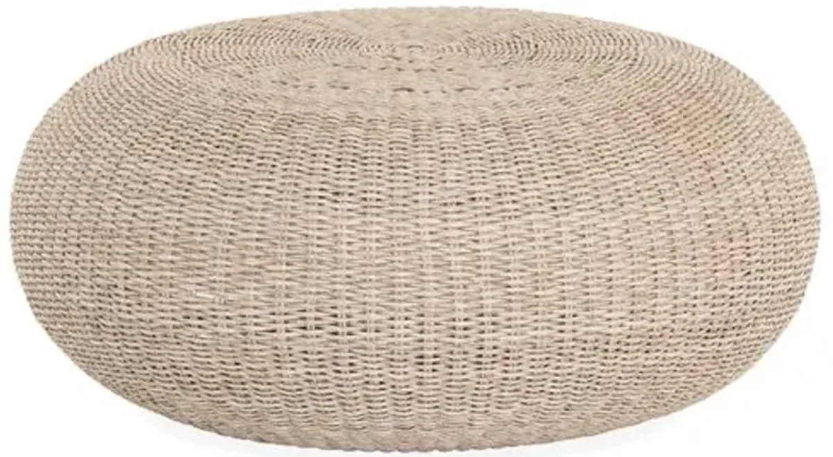 Myles Outdoor Coffee Table - Natural - Beige