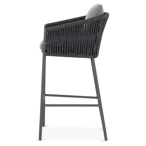 Knox Outdoor Barstool - Gray