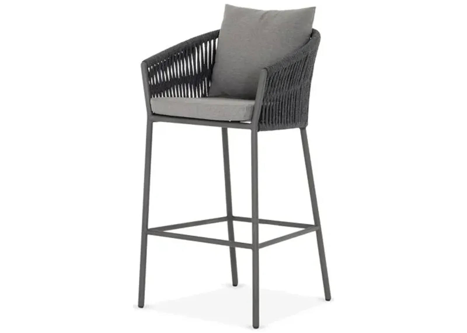 Knox Outdoor Barstool - Gray