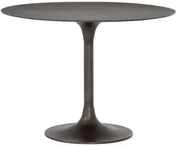 Cayla Outdoor 42" Dining Table - Antique Rust