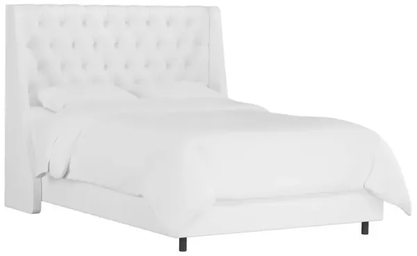 Allie Tufted Wingback Bed