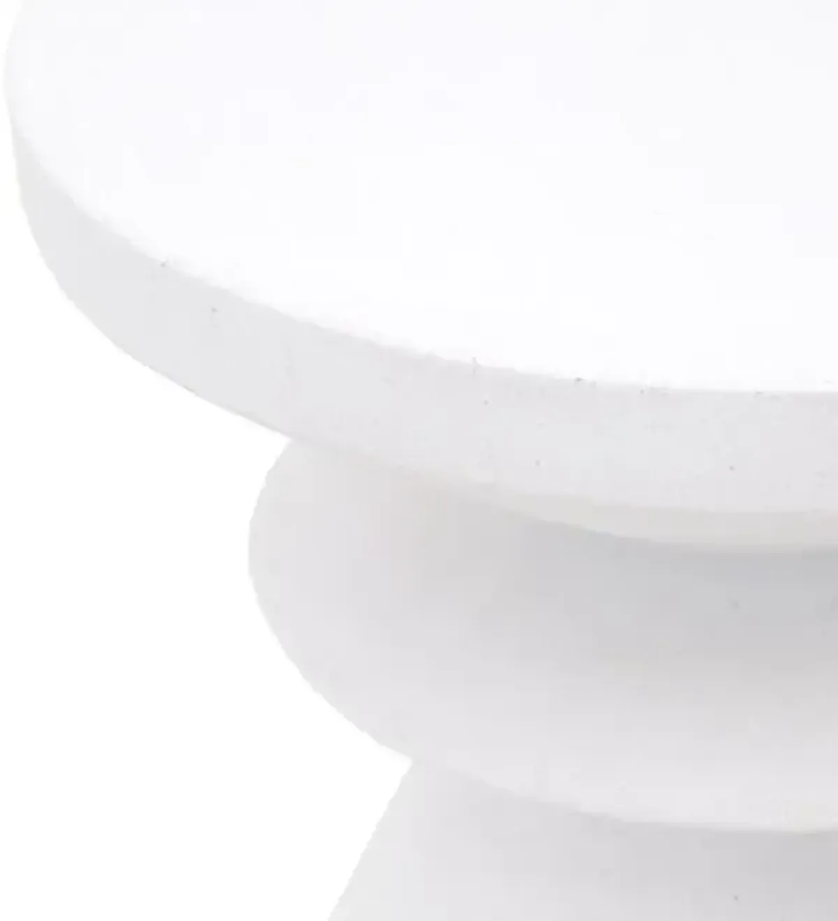 Pawn Outdoor Accent Table - Ivory - 17.75Hx13.75Wx13.75D in