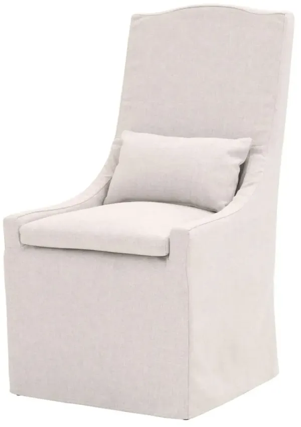 Laurel Outdoor Upholstered Dining Chair, Blanca Sunbrella