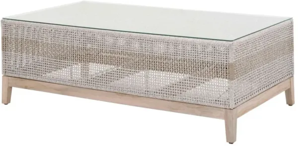 Arras Outdoor Coffee Table, Taupe