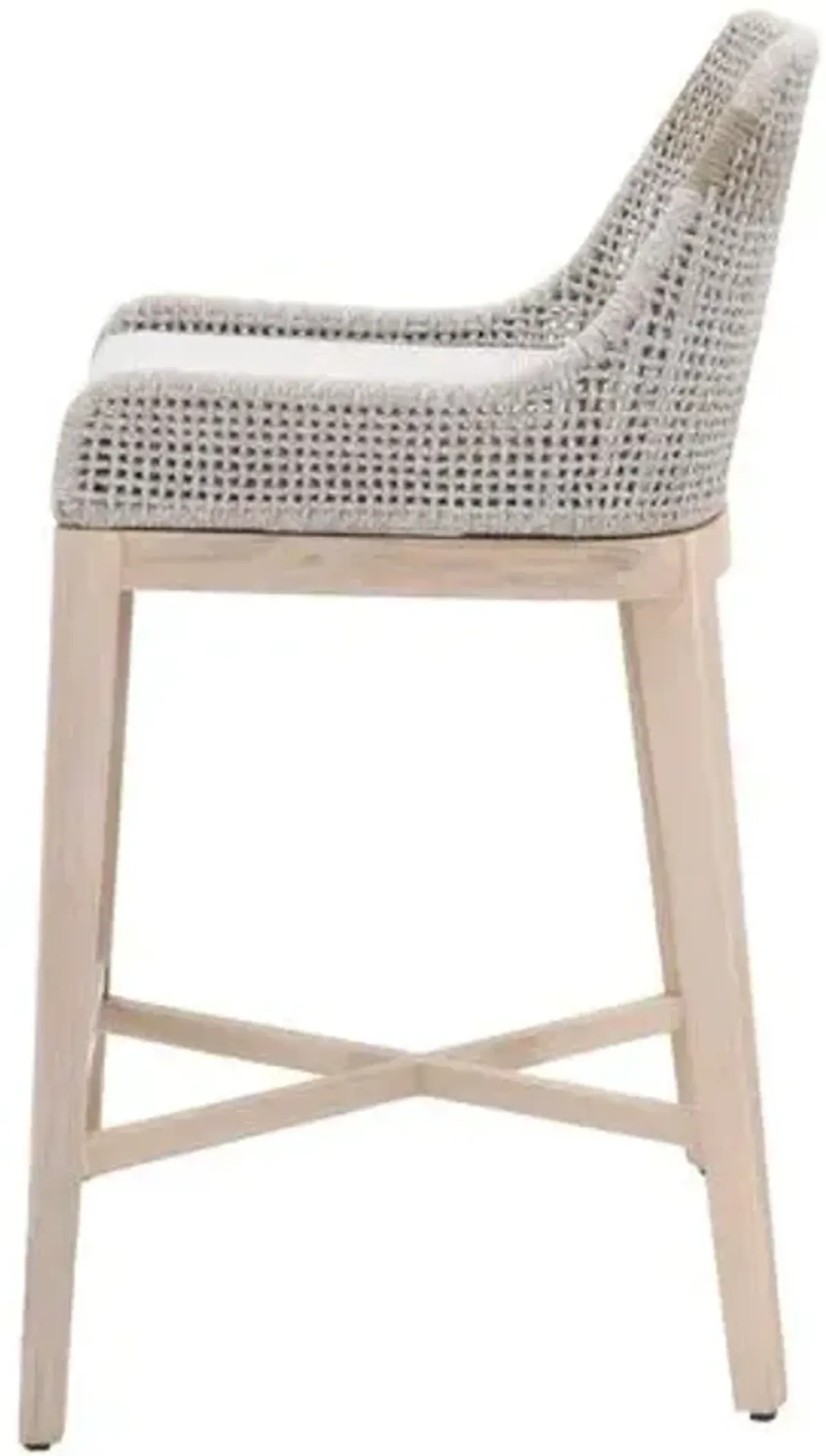 Arras Outdoor Barstool - Taupe/Pumice - Gray