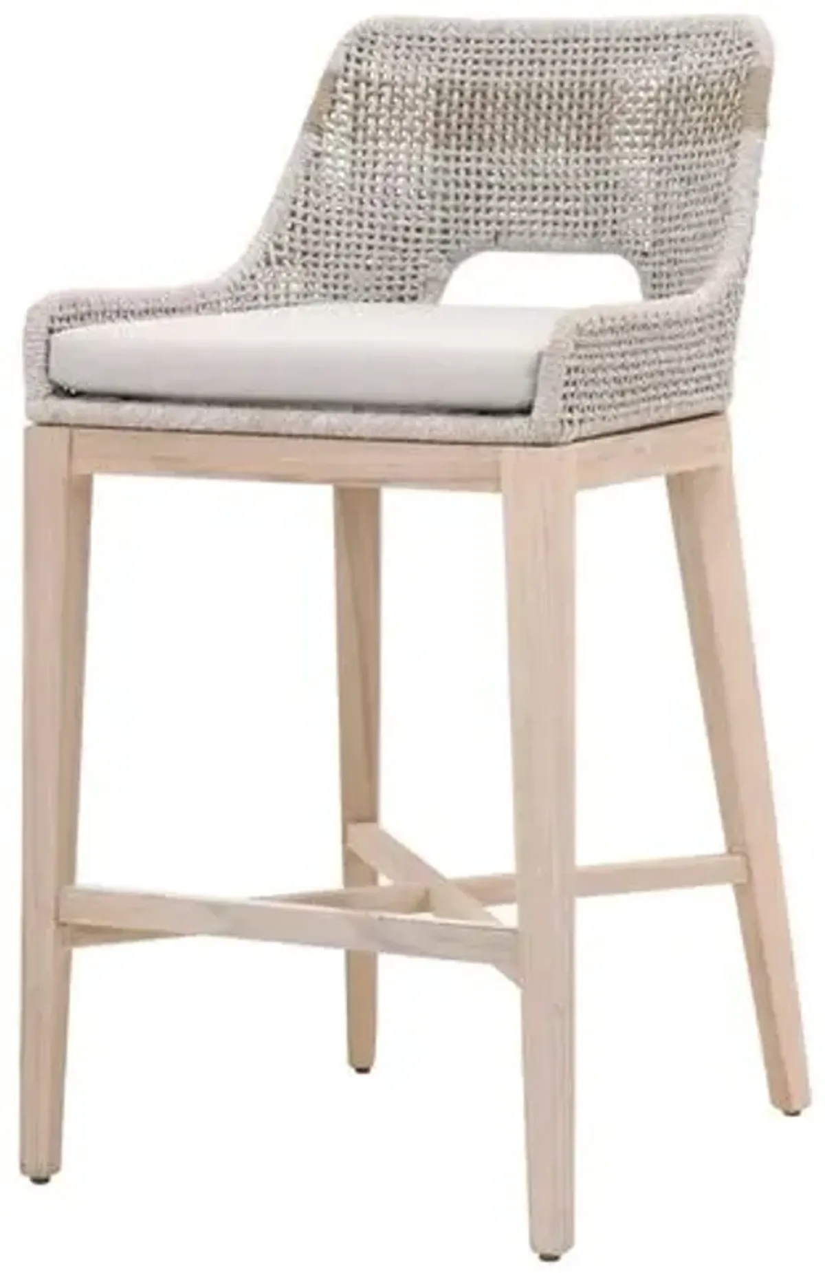 Arras Outdoor Barstool - Taupe/Pumice - Gray