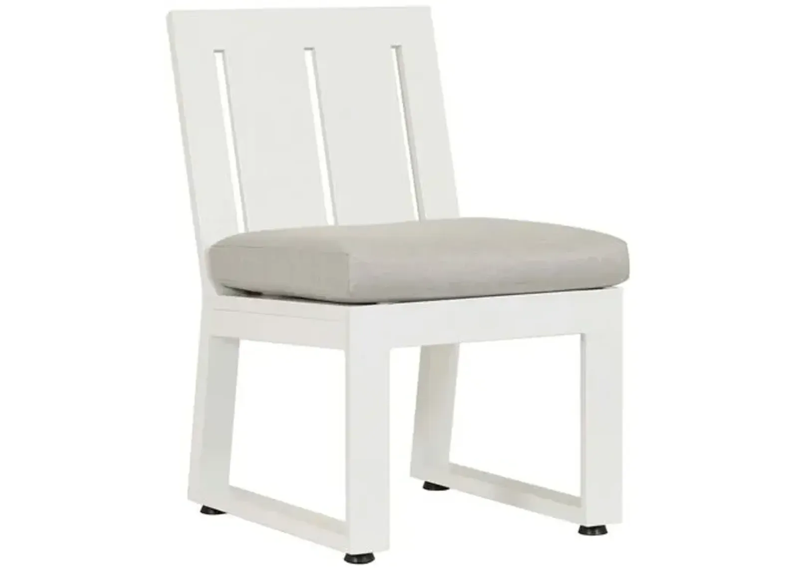 Harlyn Outdoor Armless Dining Chair - Frost - Gray