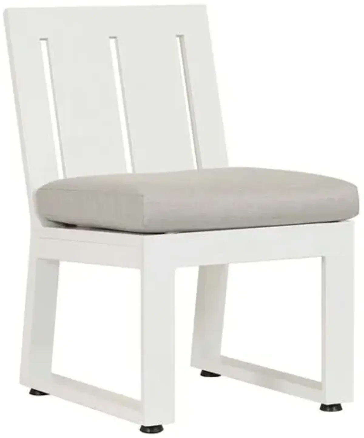 Harlyn Outdoor Armless Dining Chair - Frost - Gray