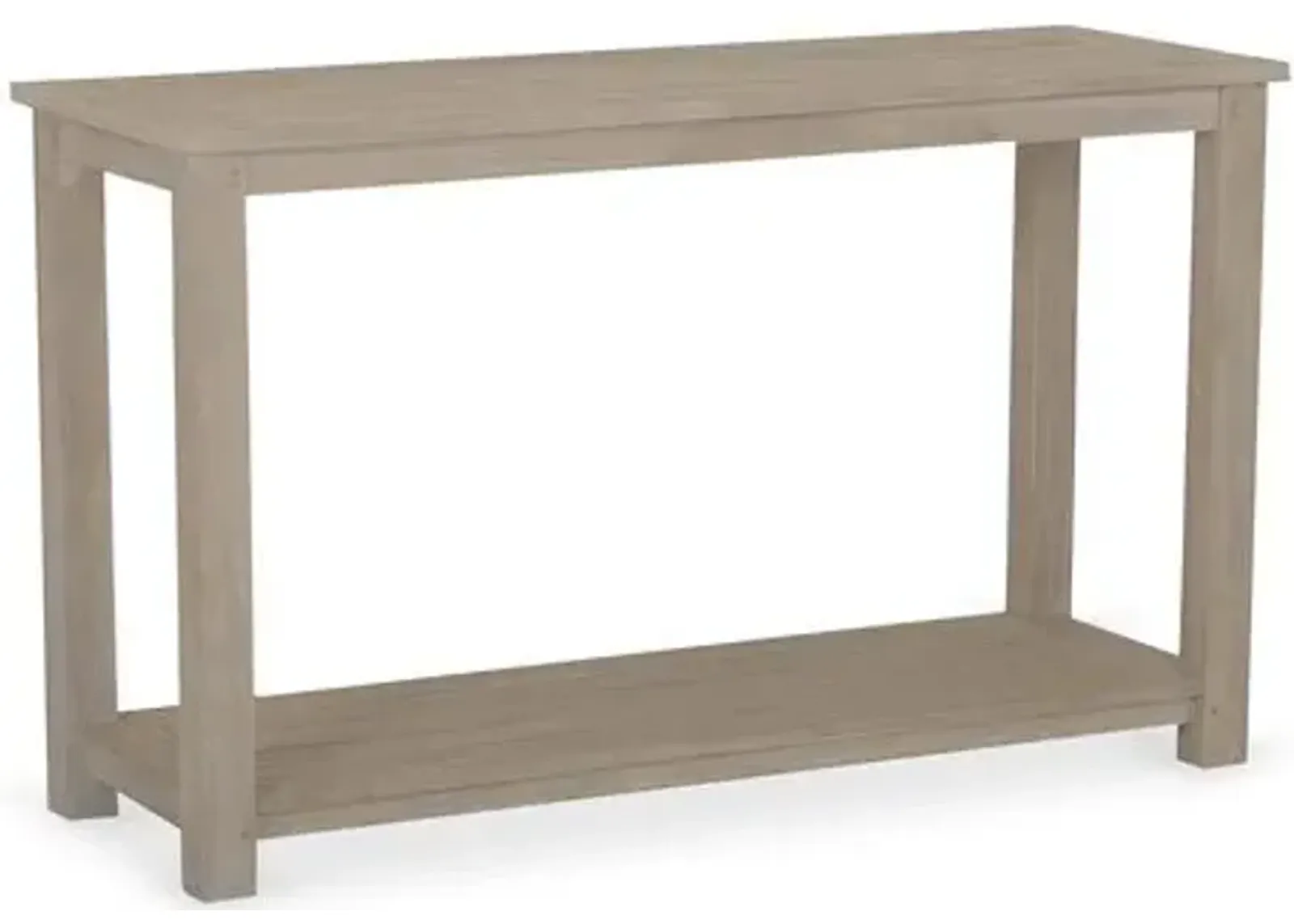 Coastal Teak Outdoor Sofa Table - Tan