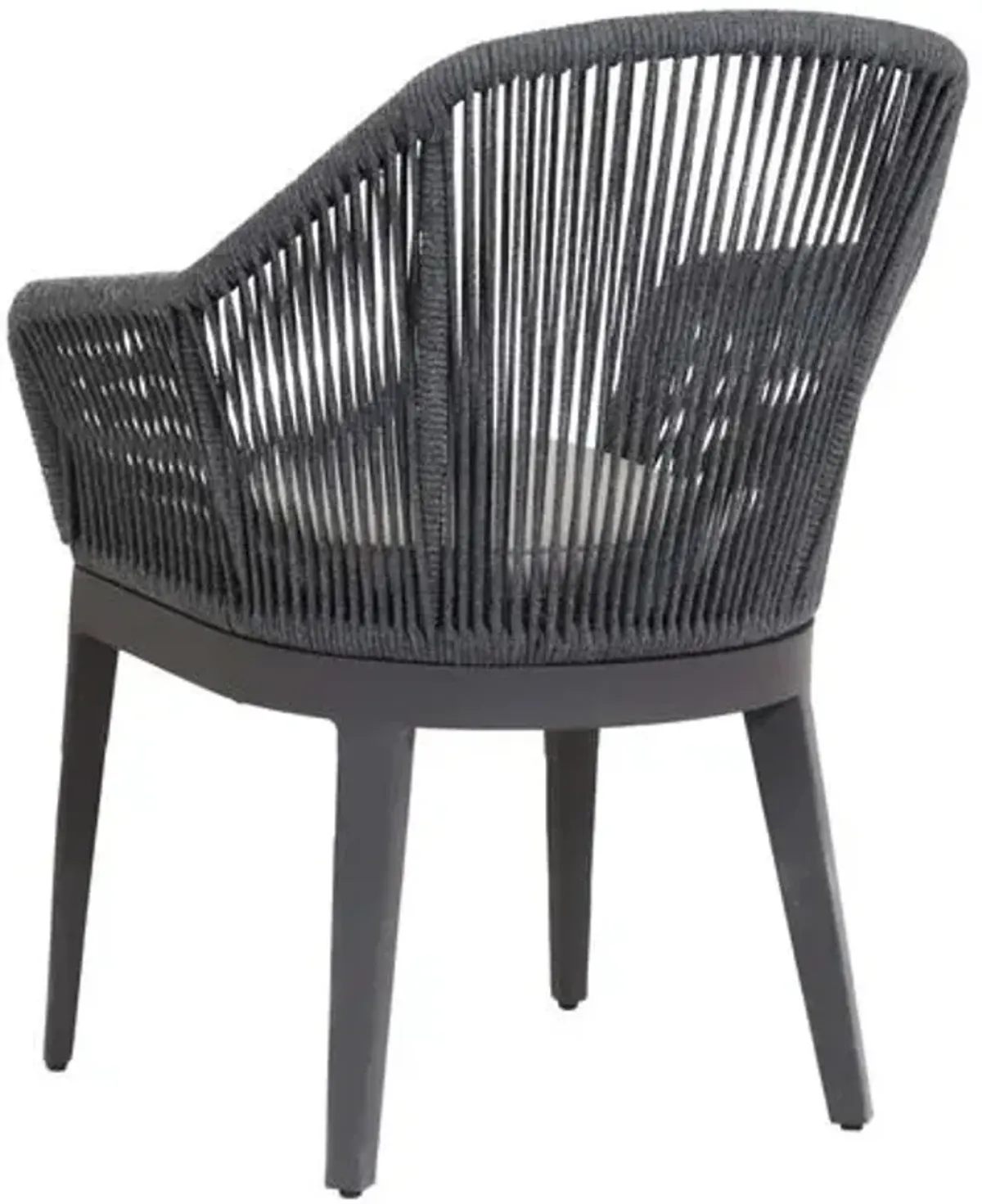 Amira Outdoor Dining Chair - Dark Gray