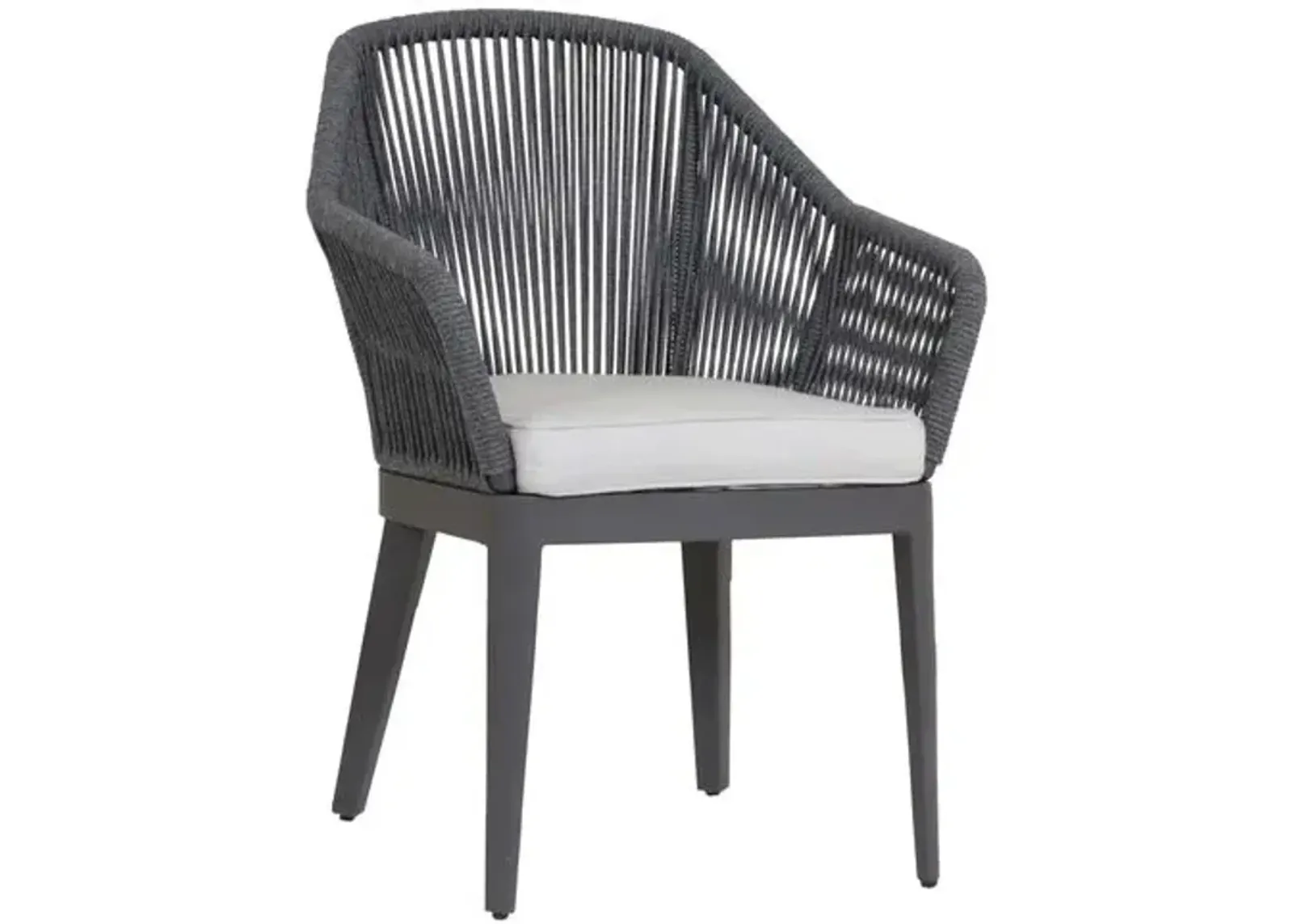 Amira Outdoor Dining Chair - Dark Gray