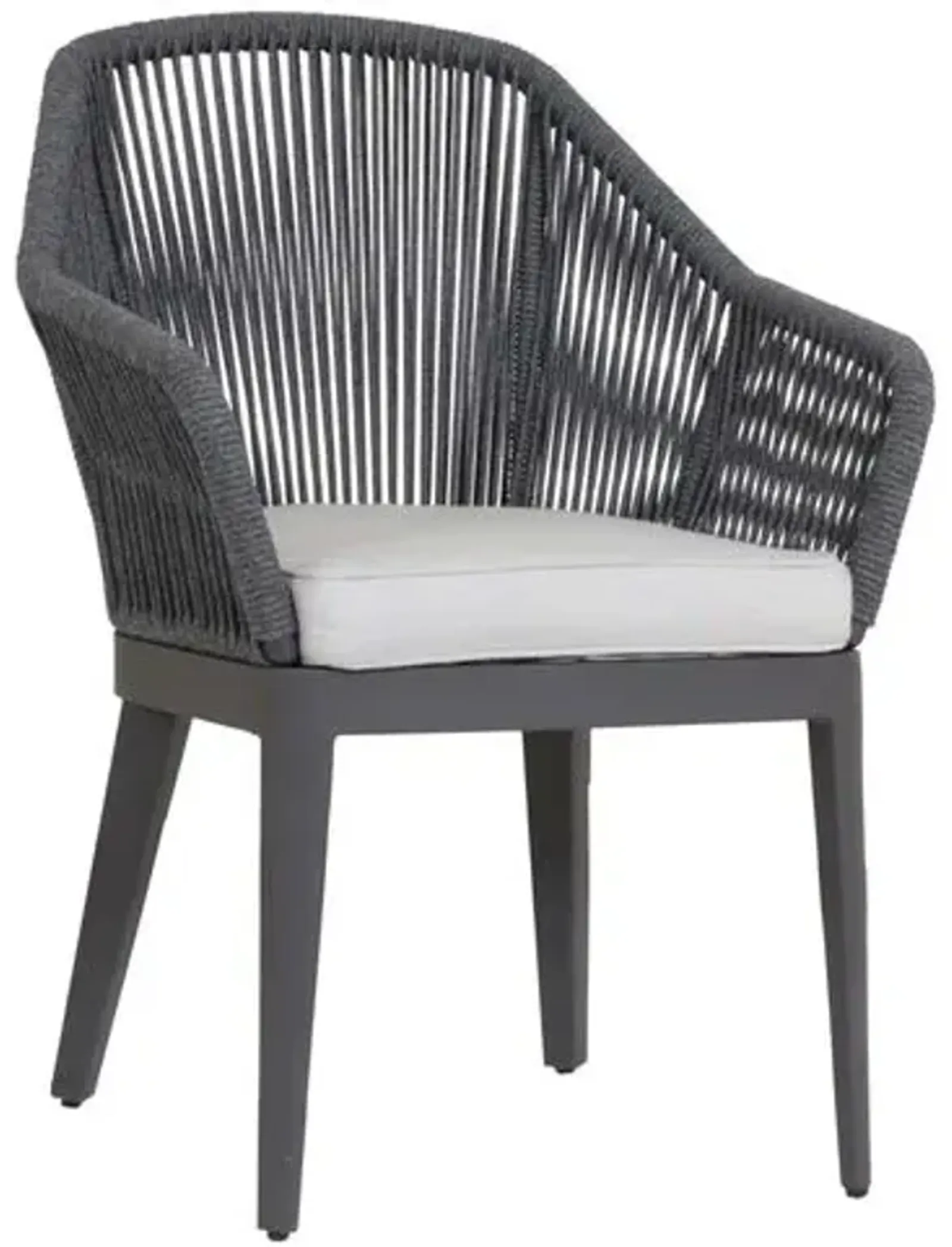 Amira Outdoor Dining Chair - Dark Gray