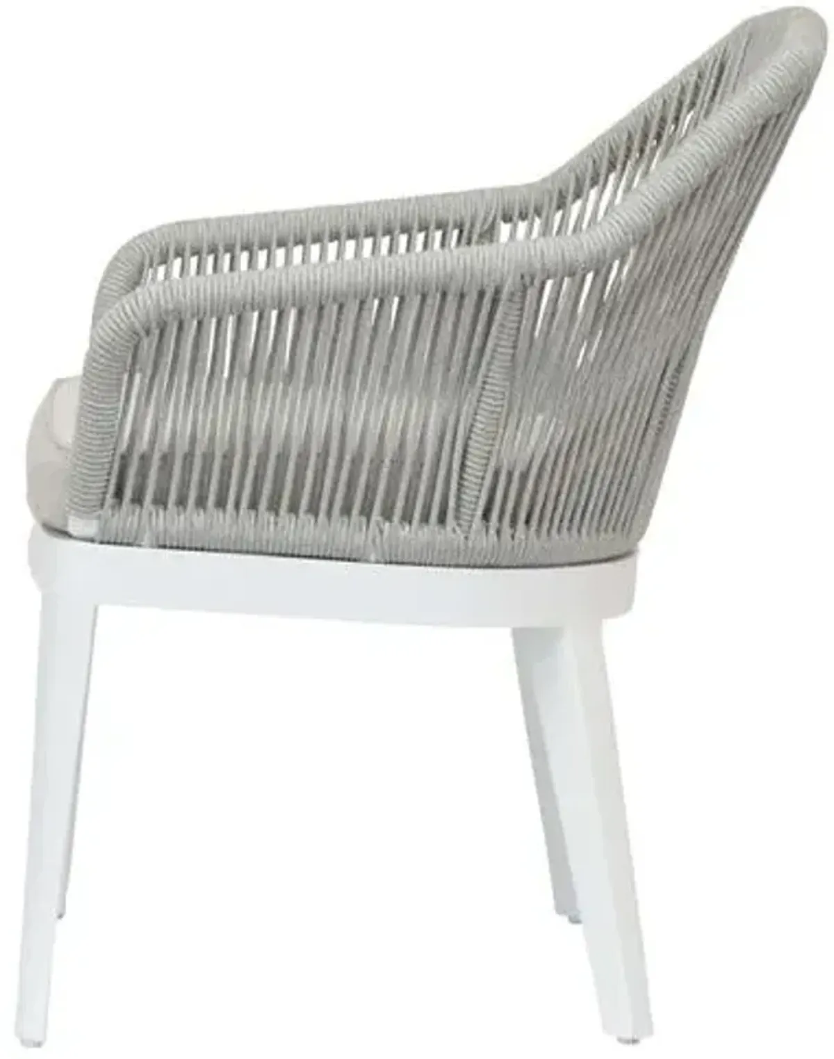 Dola Outdoor Dining Chair - Light Gray