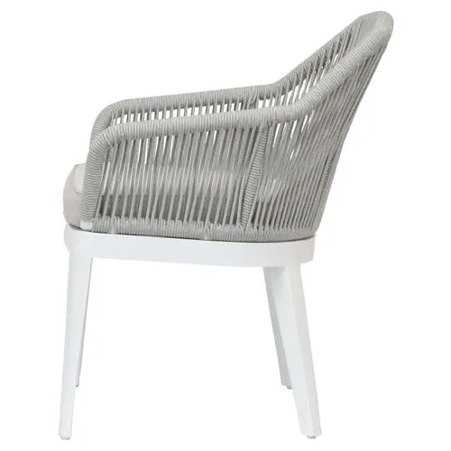 Dola Outdoor Dining Chair - Light Gray