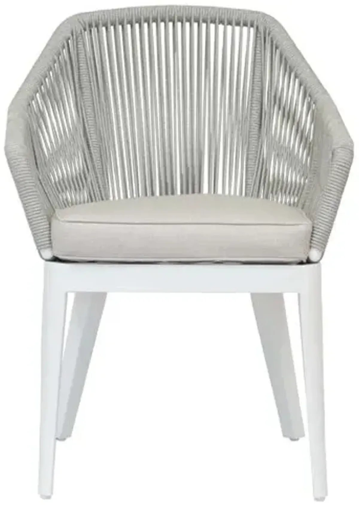 Dola Outdoor Dining Chair - Light Gray