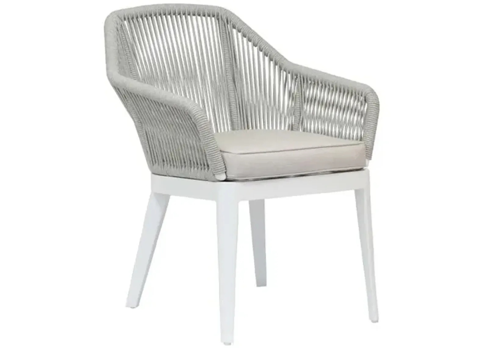 Dola Outdoor Dining Chair - Light Gray