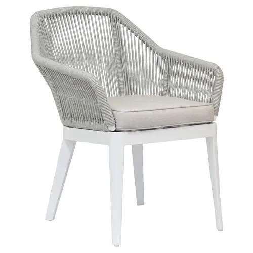 Dola Outdoor Dining Chair - Light Gray