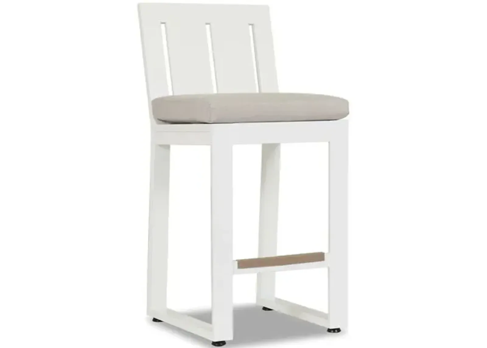 Harlyn Outdoor Counter Stool - Frost