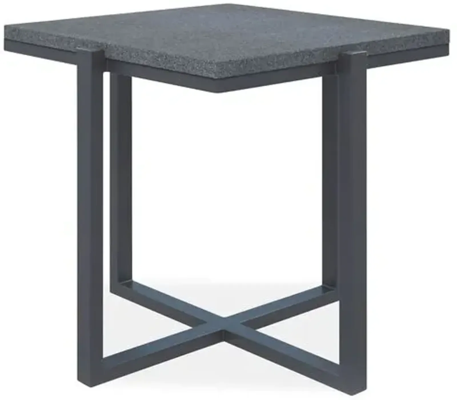 Granite Outdoor Side Table - Slate - Gray