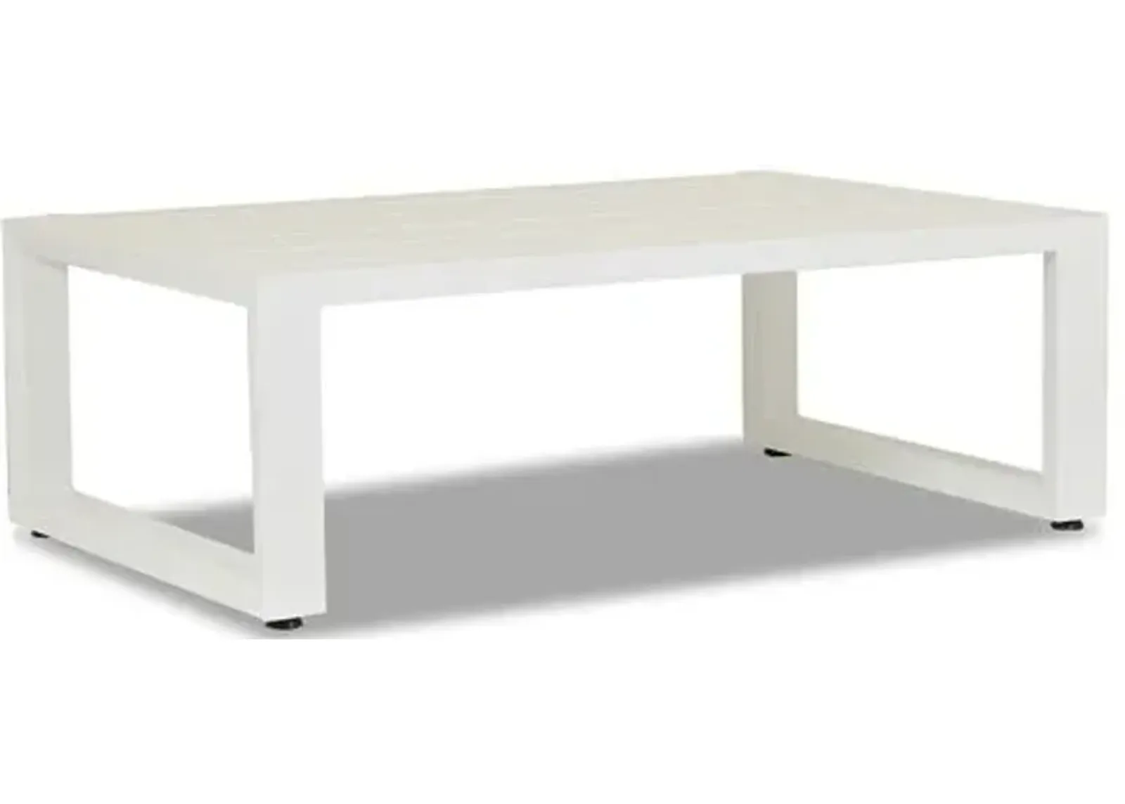 Harlyn Outdoor Coffee Table - Frost - White