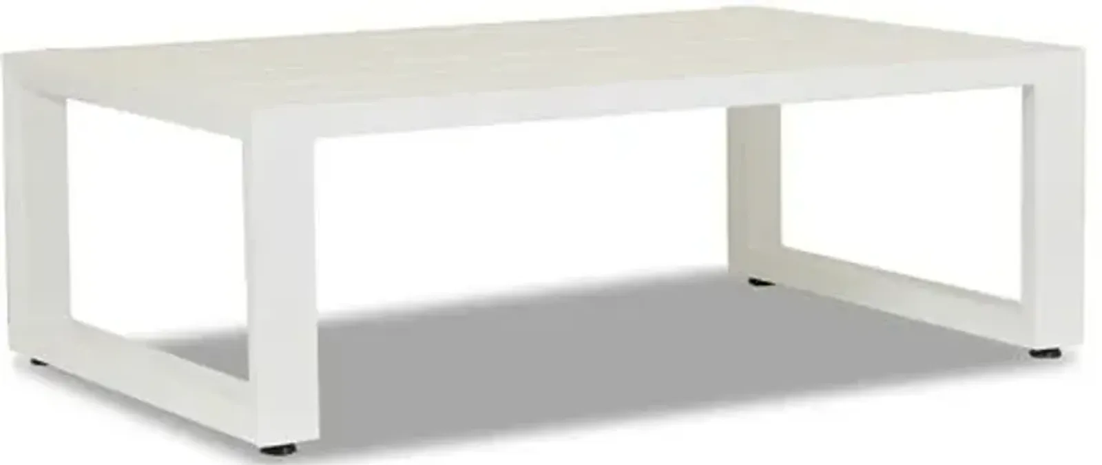 Harlyn Outdoor Coffee Table - Frost - White