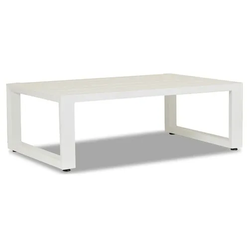 Harlyn Outdoor Coffee Table - Frost - White