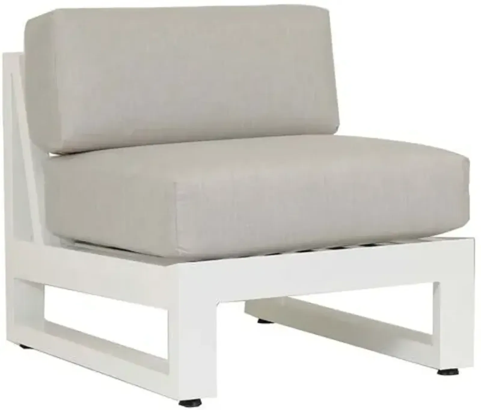 Harlyn Outdoor Armless Club Chair - Frost