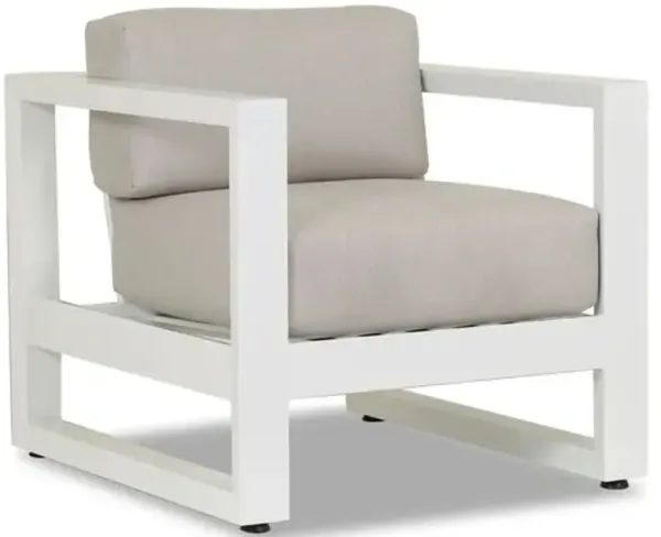 Harlyn Outdoor Aluminum Club Chair