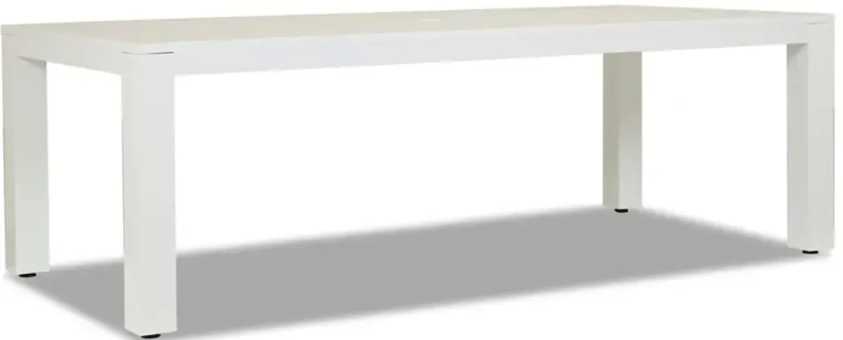 Harlyn Outdoor 90" Dining Table, Frost