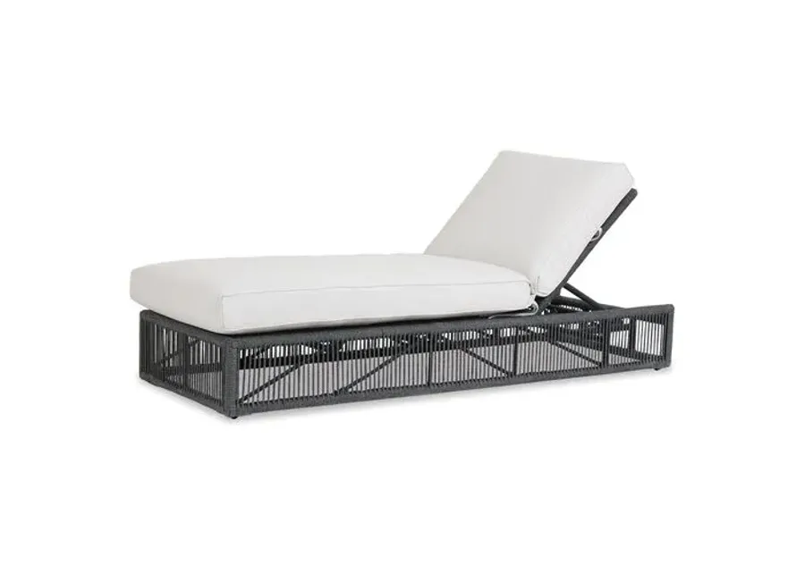 Amira Outdoor Adjustable Chaise - Dark Gray - Comfortable, Sturdy, Stylish