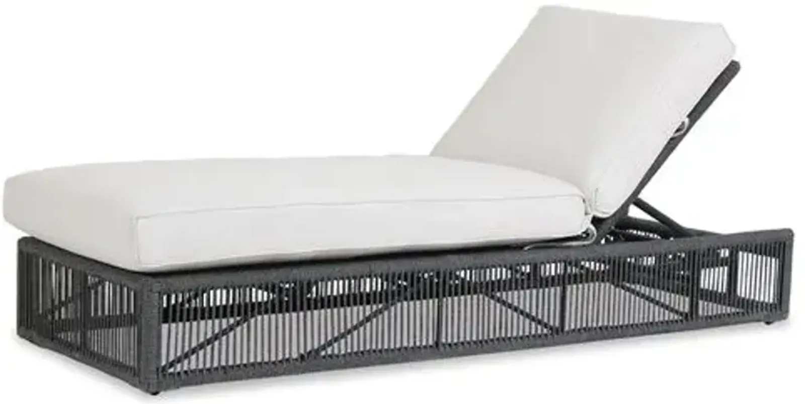 Amira Outdoor Adjustable Chaise - Dark Gray - Comfortable, Sturdy, Stylish