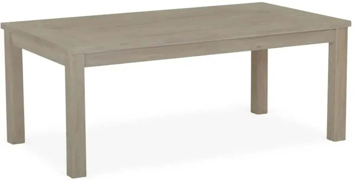 Coastal Teak Outdoor Coffee Table, Tan