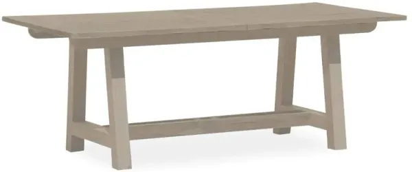 Coastal Teak Extension Dining Table, Tan