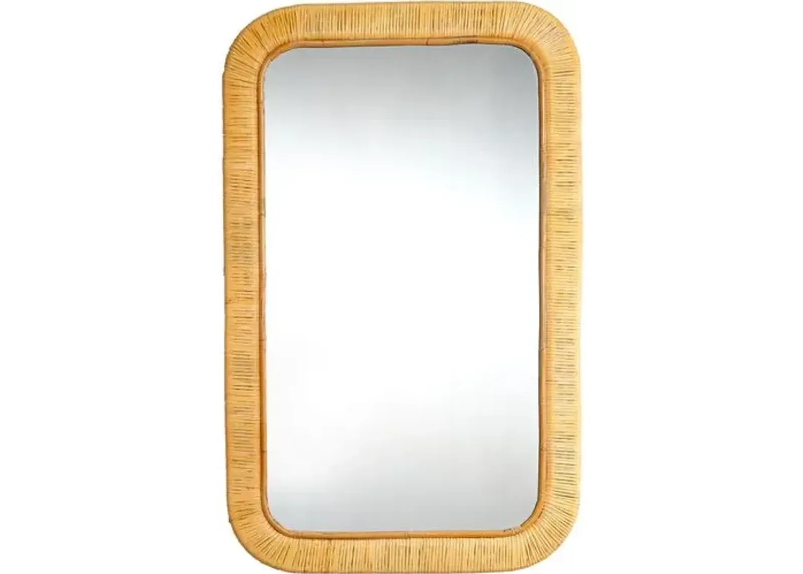 Alain Rattan Wall Mirror - Natural