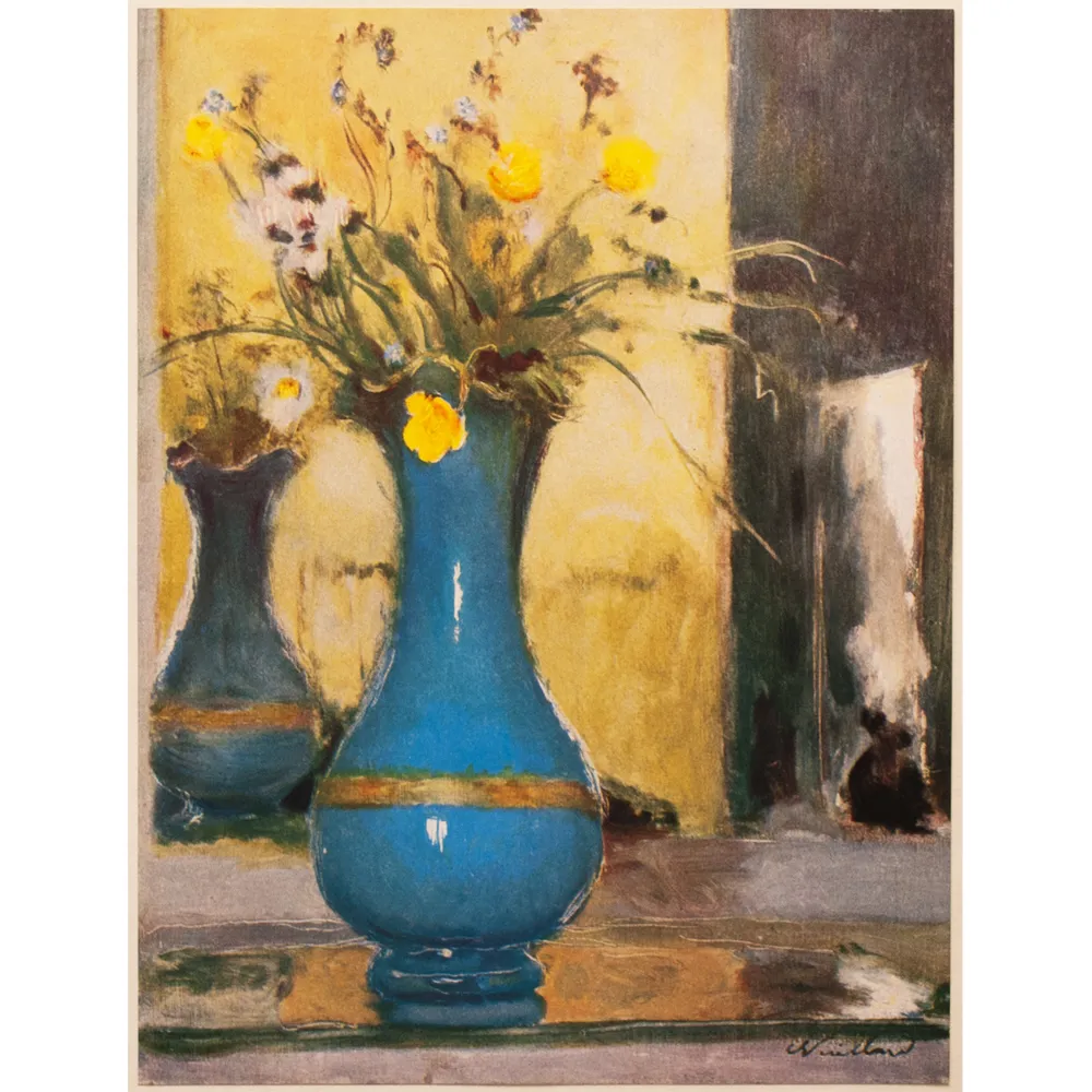 Edouard Vuillard Le Vase Bleu - 1947 - Blue