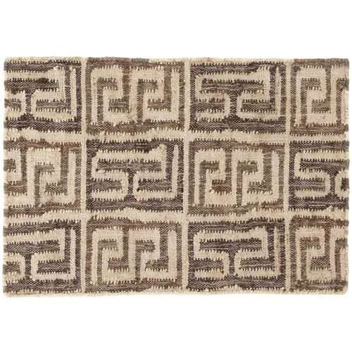 Dash & Albert - Auricula Jute Rug - Brown - Brown