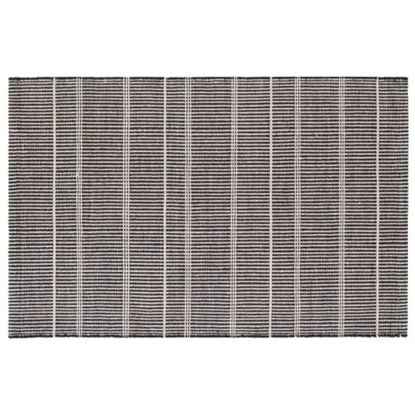 Dash & Albert - Samson Indoor/Outdoor Rug - Black - Black