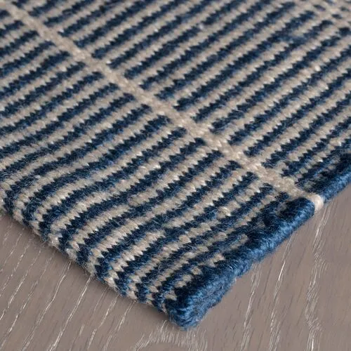 Dash & Albert - Samson Indoor/Outdoor Rug - Blue - Blue