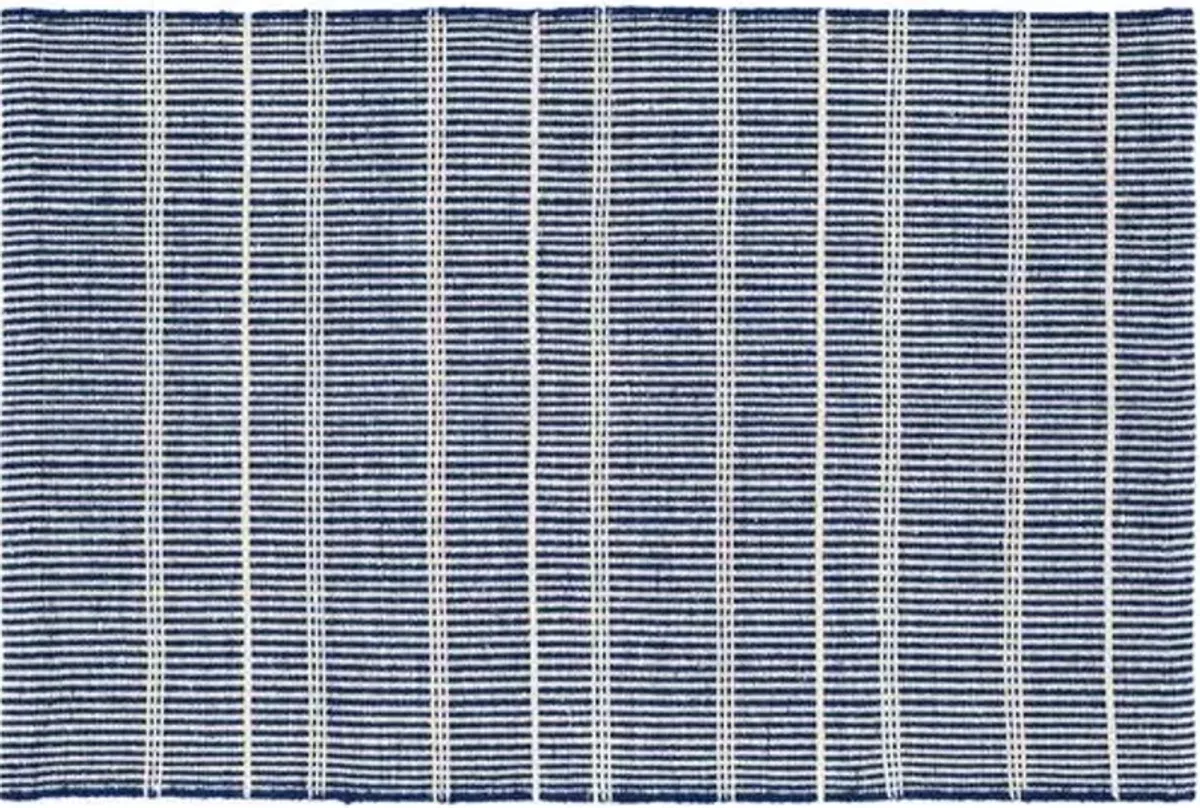 Dash & Albert - Samson Indoor/Outdoor Rug - Blue - Blue