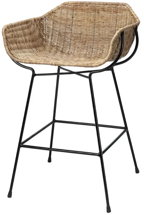 Nusa Counter Stool - Natural - Jamie Young Co.