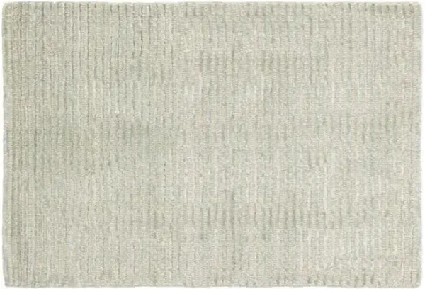 Cut Stripe Hand-Knotted Rug - DASH & ALBERT - Blue - Blue