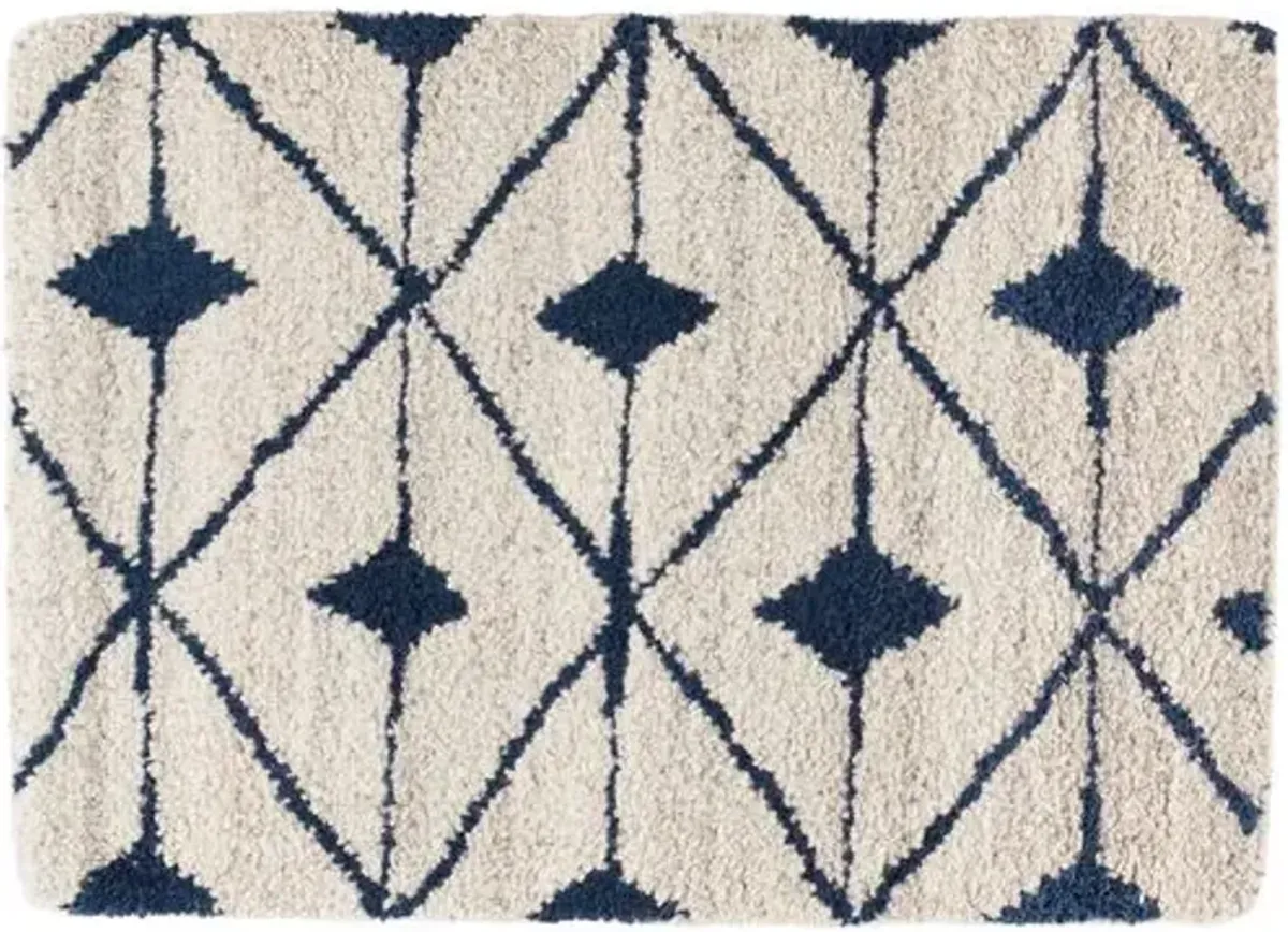 Kenitra Hand-Knotted Rug - DASH & ALBERT - Blue - Blue