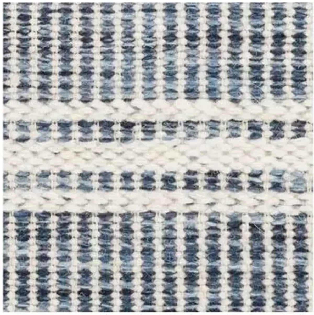 Malta Flat-Weave Rug - DASH & ALBERT - Blue - Blue