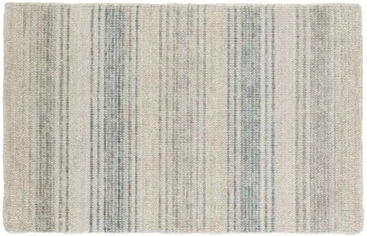 Moonshine Flat-Weave Rug - DASH & ALBERT - Blue - Blue